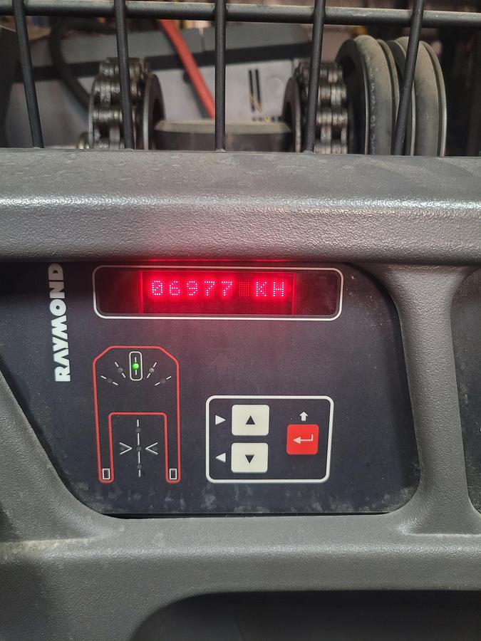 Used 2016 560-OPC30TT Raymond 3000# Stock Picker Narrow Isle Forklift 240" Lift