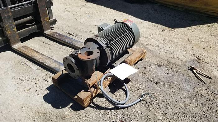 Used Gusher 25 Hp Electric Centrifugal Cast Iron Pump #P3X4-7SEH-CC-A