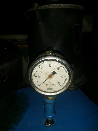 Used 60 Psi Blue Industrial Canister Filter w/ 18” Filter Canister