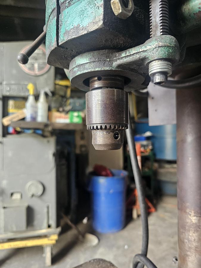 Used 15" Powermatic 1150 Pedestal Mounted Drill Press 110/120-208V, 1 ph 