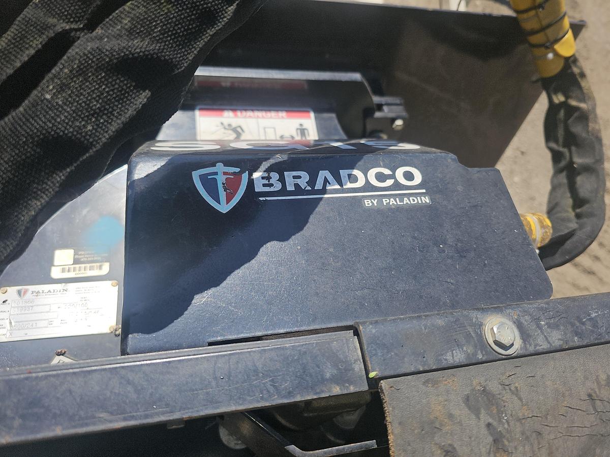 Used Bradco Paladin SG15 Mini Stump Grinder Skid Steer Attachment