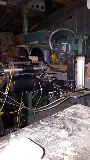 Used Avery Model #500-HD Label Printer & Applicator on Adjustable Stand