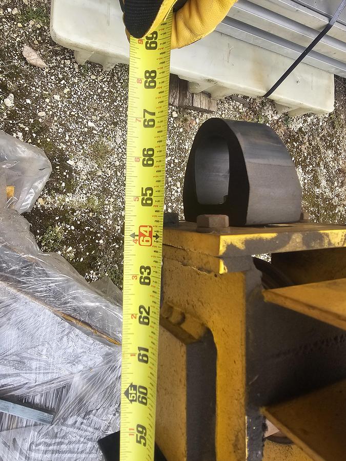 Used 35' Span x 105' Runway 3 Ton Uesco Double Bridge Freestanding Overhead Crane