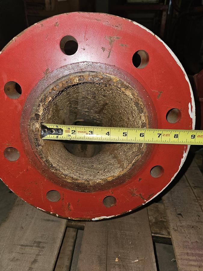 Used Bell & Gossett E-80 7.5 HP 6x7-7 Inline Closed Coupled Circulation Pump