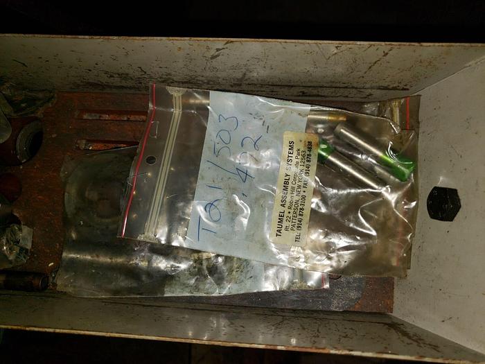 Used Taumel BK-1500/NM Orbital Spin Riveter; Bench Top Model Mounted on Floor Stand