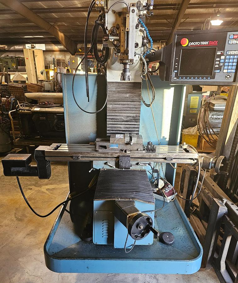 Used SWI Southwestern Industries TRAK DPM3X2P 3-Axis CNC Milling Machine & Kurt 6" Vise 
