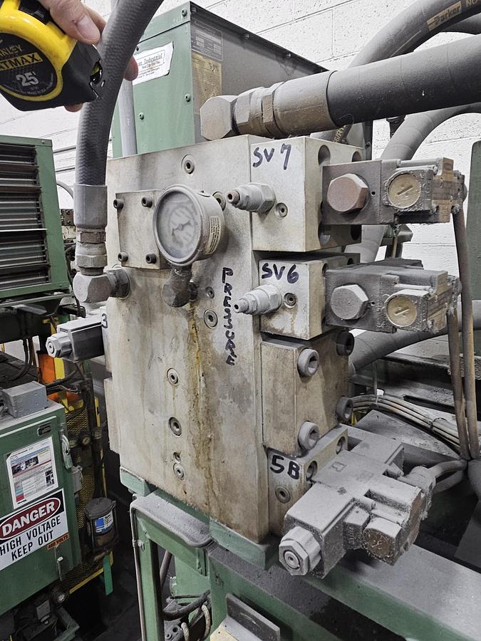 Used 75 Ton Metal Mechanics Hydraulic 4-Post Trim Press