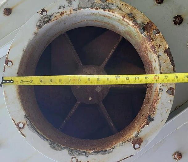 Used 40 Hp Air Conveying Systems Blower/Motor Combo w/Adj Discharge Locale #15PHCCWTH