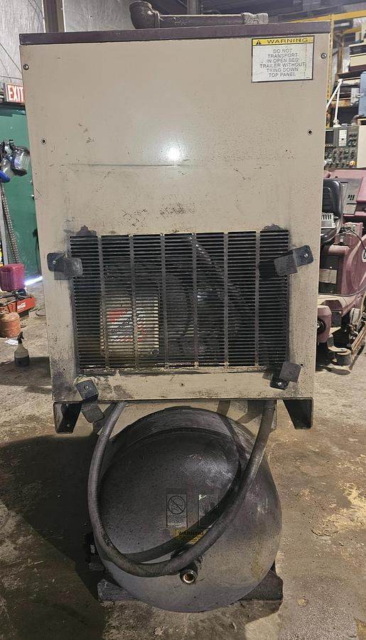 Used Curtis R/S 30 B Rotary Screw Air Compressor A/E-B160 & 120 Gallon Tank 135 CFM @ 125 PSI 