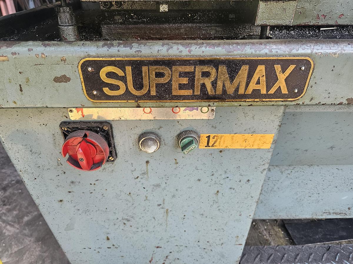 Used 14" x 40" Supermax LG-1440 Geared Head Gap Bed Engine Lathe