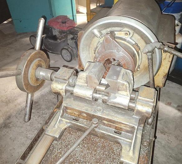 Used Oster #502R-V PipeMaster 3/8"-2" Rotary Die Head Threader on Cart w/$1000+ Dies.