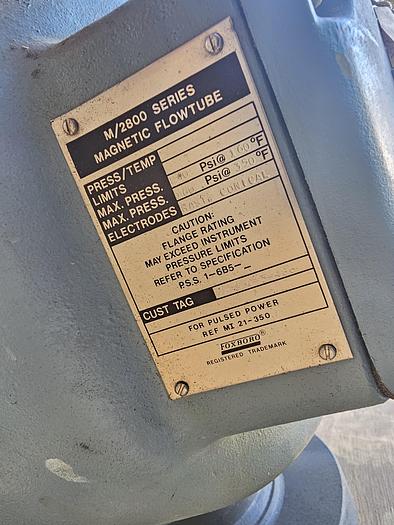 Used Foxboro 2803-SABA-TKG-G 3" Hydraulic Flow Tube 