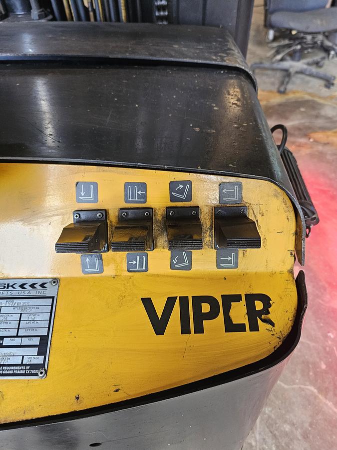 Used TASK Viper3000 3,000 LB Walkie Reach Stacker 157" Triplex Mast Side-Shift & Tilt