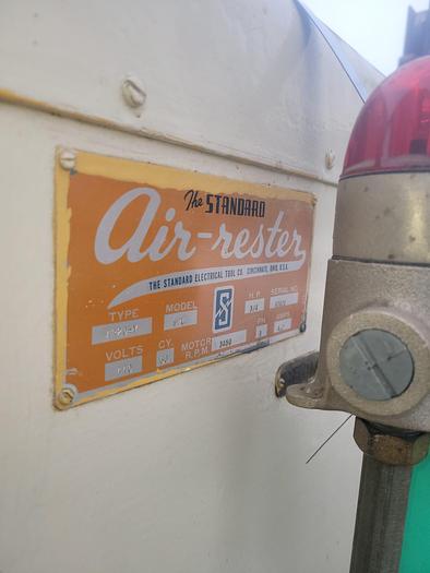 Used 3 Hp Setco 12” Pedestal Grinder & Belt Sander Combo w/Air-Rester Collector