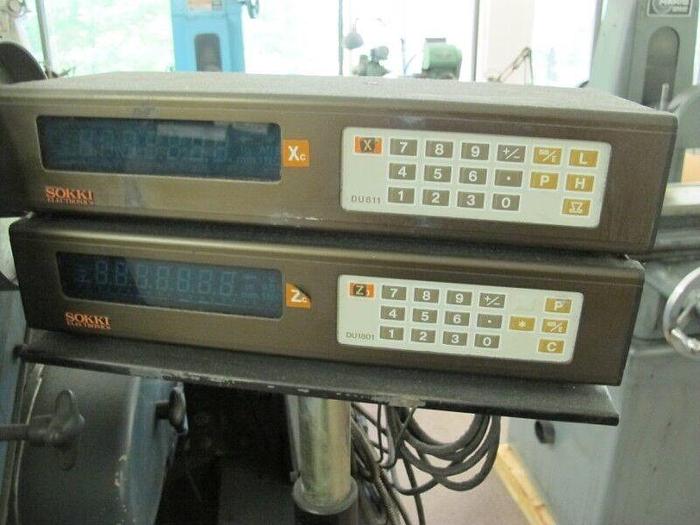 Used 6" Diameter x 13" B.C. Jones & Shipman #1212E ID./OD. Cylindrical Grinder w/DRO