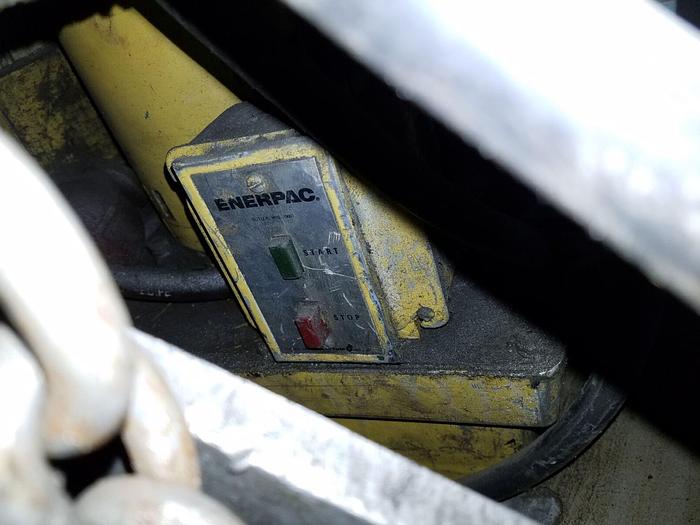 Used Enerpac One Shot & Sweep Conduit/Pipe Bender w/Pipe Bending Dies 30 Ton Cylinder 3/4” – 4” Capacity