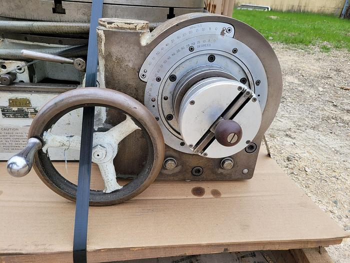 Used Pratt & Whitney 24” Motorized Tilting Rotary Table M-1896