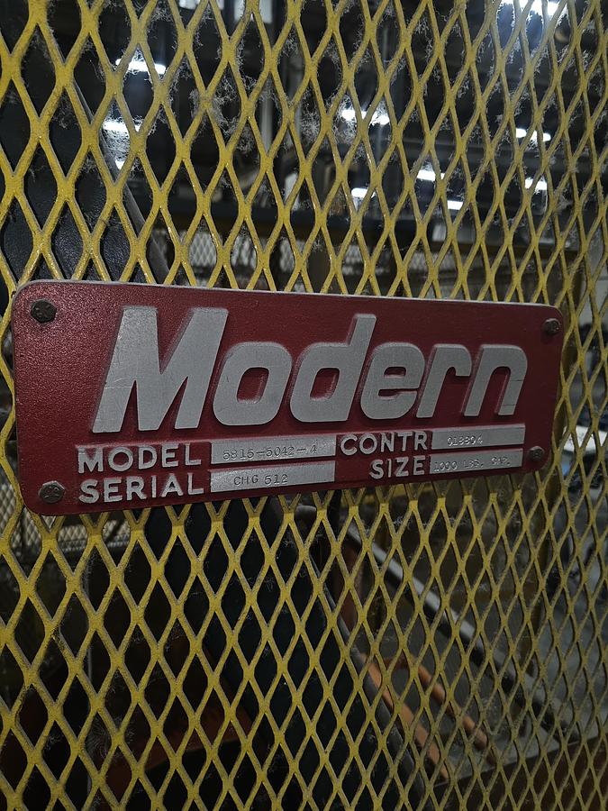 Used 2001 Modern Equipment AL-3000 Jet Melter | 3,000 lb/hr | S/N JM559