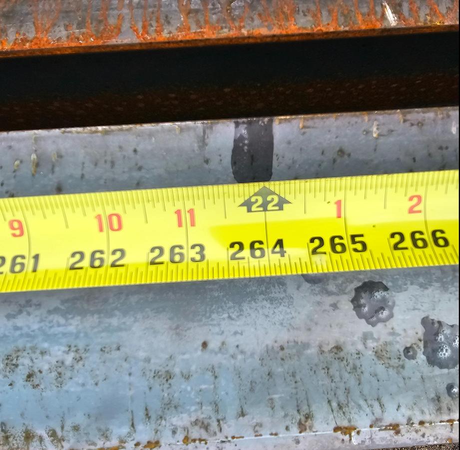 Used 2000# Shop Built 33' Span x 40' Runway Freestanding Bridge Crane & 1 Ton Hoist 