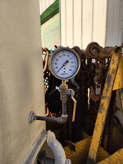 Used 2005 Silvan 1550 Gallon Vertical Air Tank 150 Psi @ 450*F Max Temp