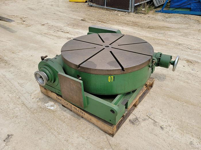 Used Pratt & Whitney 36” Motorized Tilting Rotary Table