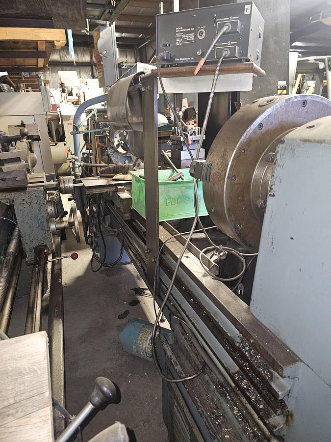 Used Cazenueve 28" Swing x 60" B.C. Geared Head Engine Lathe HB725 Inch/Metric Thread