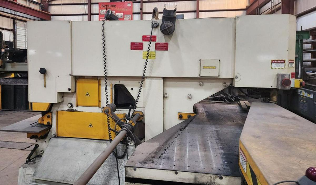 Used Geka Hydracrop 110/SD Dual Cylinder Hydraulic Ironworker 120 Ton Capacity