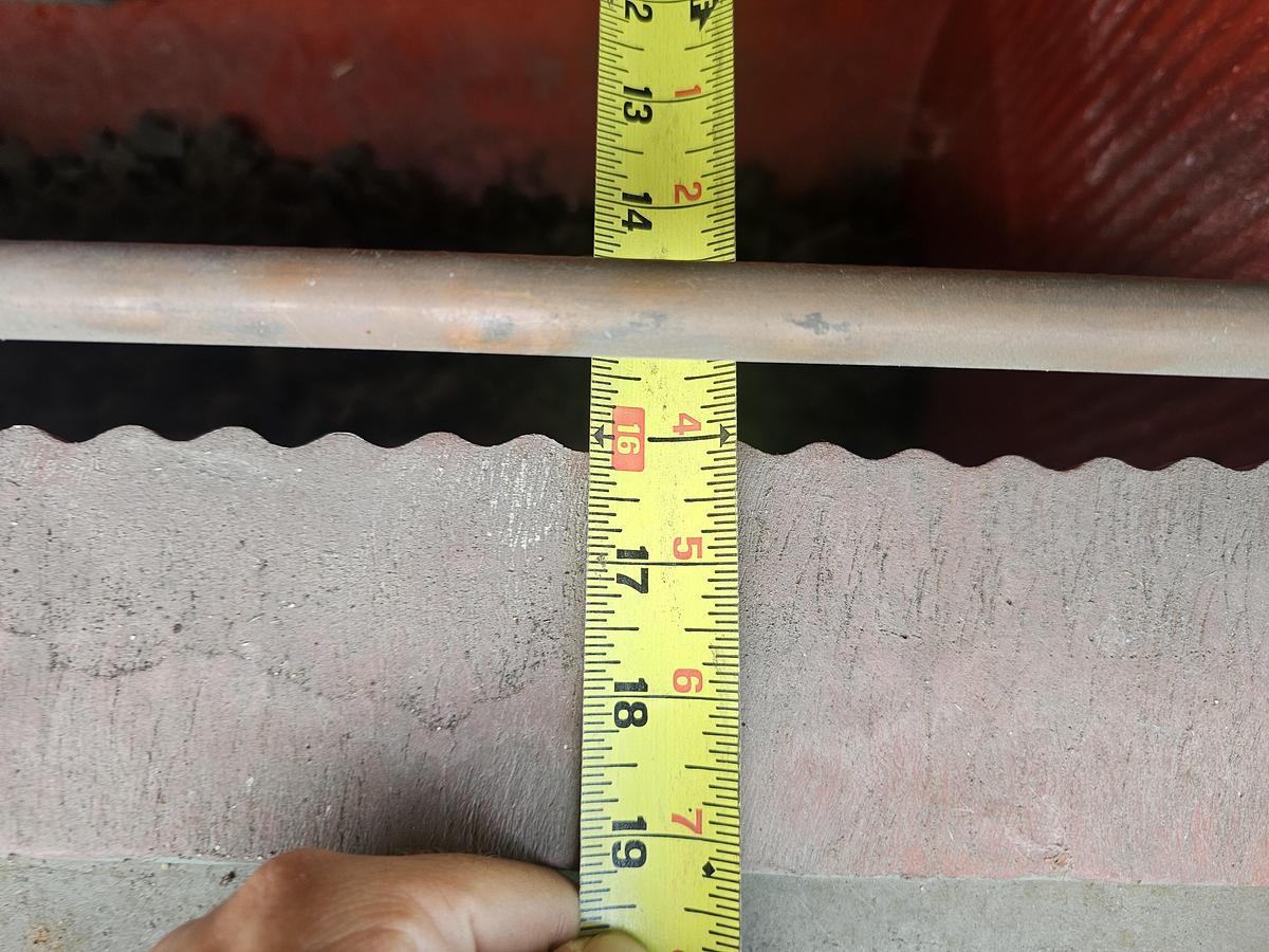 Used Almco #V32 - 32 Cubic Ft Vibratory Tub Finishing Machine A1 Liner 180" x 16" x 20" Deep