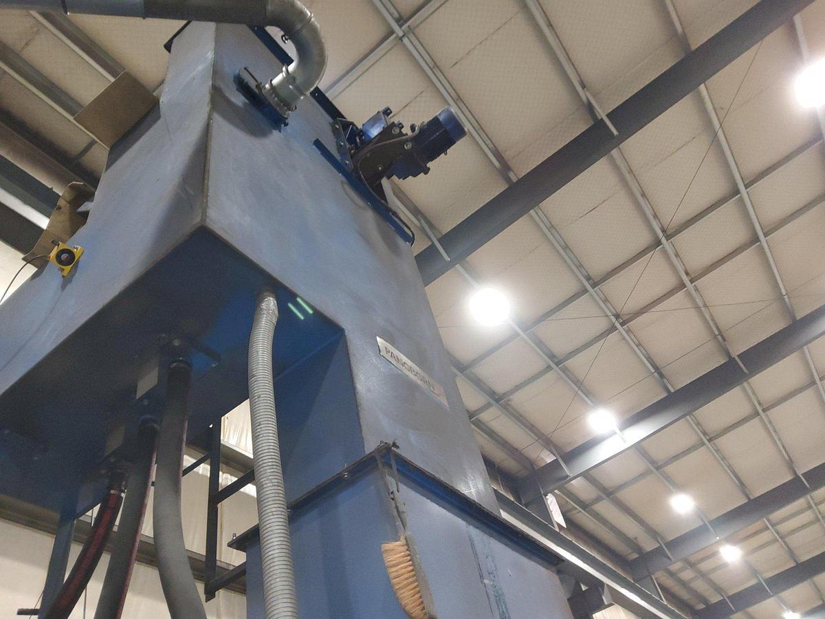 Used Pangborn ES-1921-109 Rotoblast | 4-Wheel (100HP) Pass-Thru Blaster & Dust Collector 