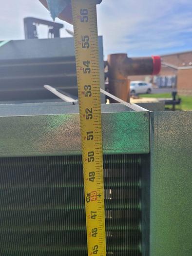 Used Super Radiator Coil Industrial Water Cooling Coil 48.00 x 076.000-02R-0.625/096