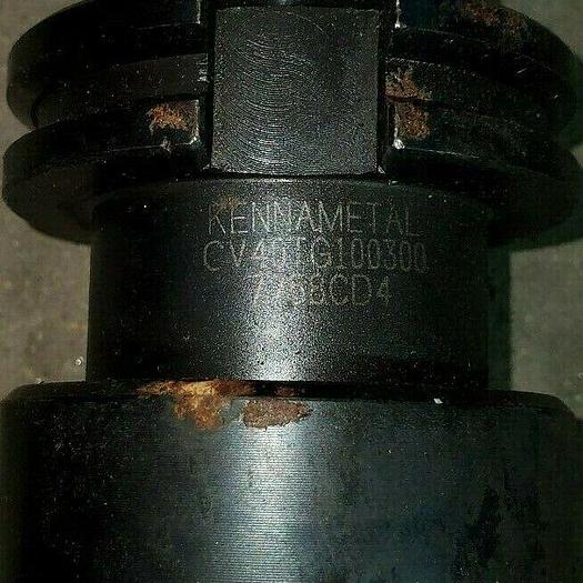 Used Kennametal CV40TG100300 CAT 40 Collet Chuck Tool Holder