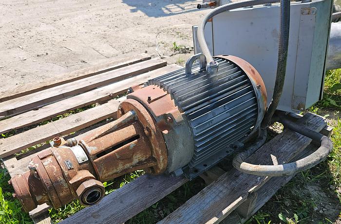 Used 10 Hp Double A Gerotor Hydraulic Pump H8-P-10B2 1750 RPM 230/460V