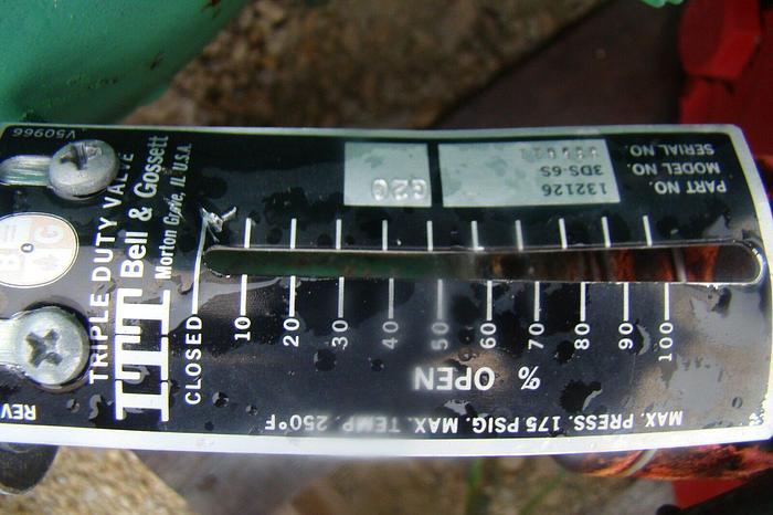 Used BELL & GOSSETT TRIPLE DUTY VALVE 6” INLET