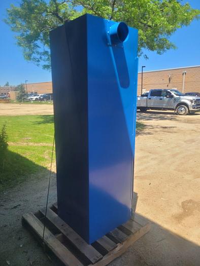 Used Zero Manufacturing BNP-60-1 Reach In Grit Blast Cabinet & 600 Dry Filter