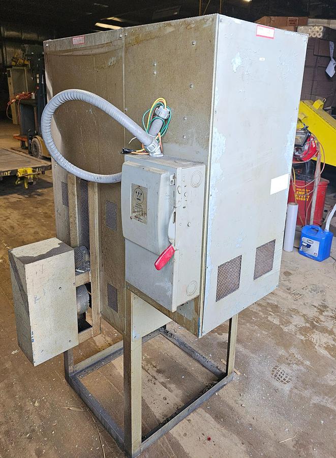 Used 2500* F Cress C122012DK Electric Heat Treat/Draw Furnace 12" x 14" x 20" Chamber 