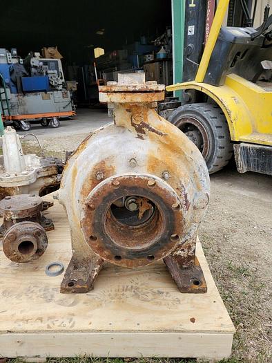 Used Goulds Cast Iron Industrial 3175 Centrifugal Paper Stock Pump 4-6x18 Size