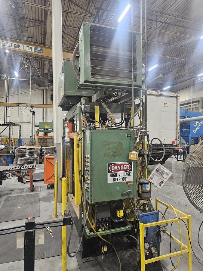 Used 75 Ton Metal Mechanics Hydraulic 4-Post Trim Press