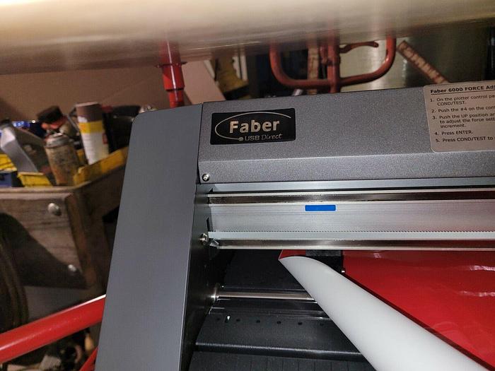 Used Graphtec Corporation CE6000-40 Cutter/Printer on Cart w/HP Laptop & Program