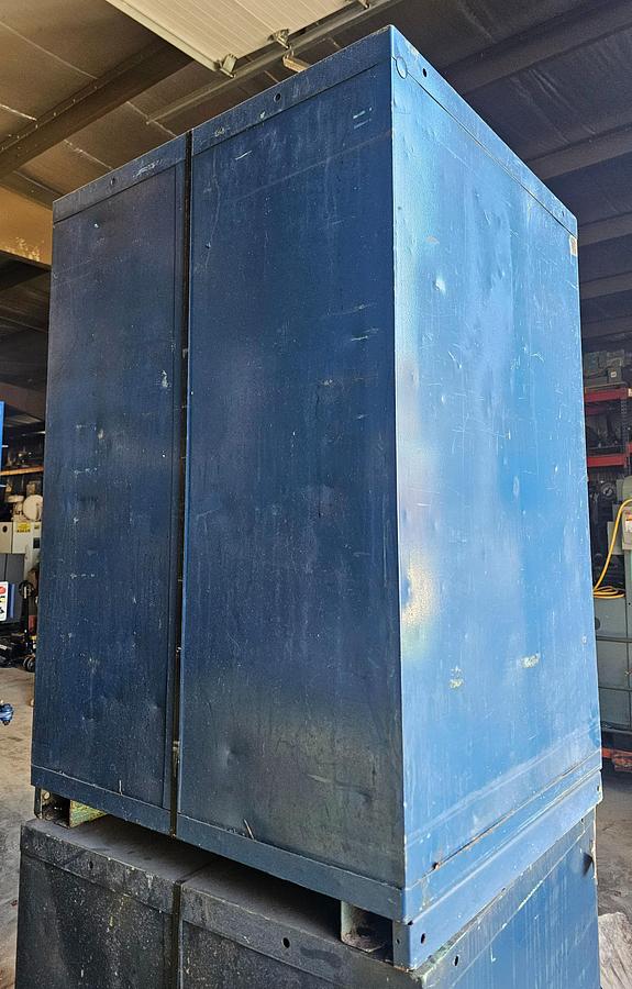 Used Stanley Vidmar 6 Drawer Modular Tooling Cabinet 30" x 27.5" x 44" Industrial Blue