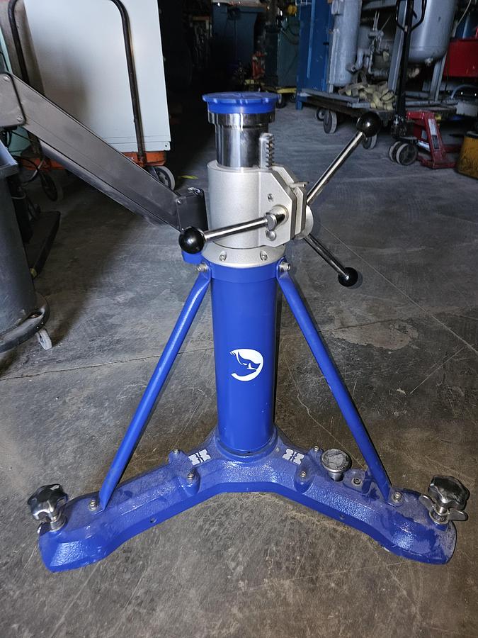 Used Metrology Works Rolling Precision FARO CMM Laser Tracking Stand 