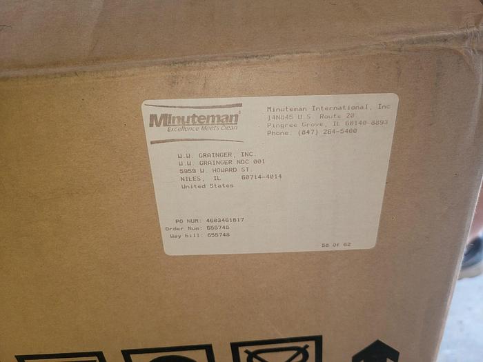 Used Minuteman C84790-00 Backpack Vacuum w/H.E.P.A. Filter & Accessories