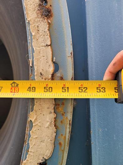 Used Hartzell 100 Hp Blower Fan 33750 CFM A03-1-443BC100STFEW3 Blower Fan RPM 1293