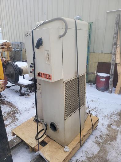 Used 3 Hp Setco 12” Pedestal Grinder & Belt Sander Combo w/Air-Rester Collector