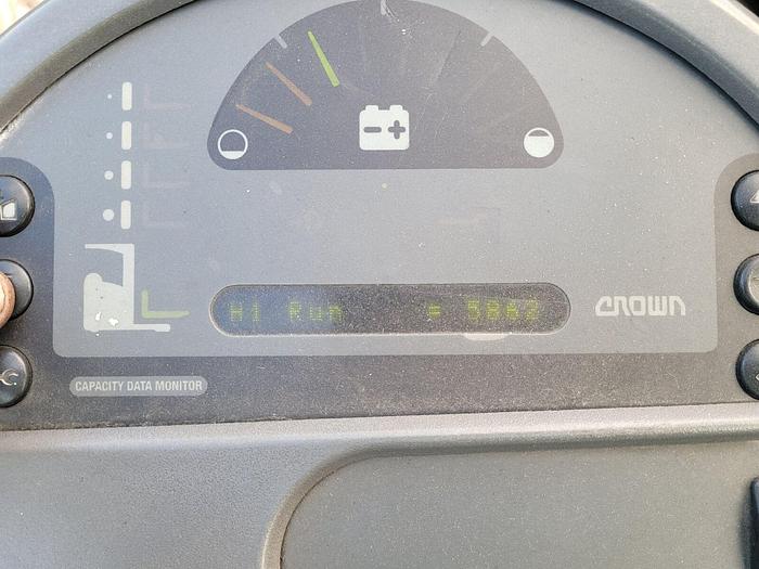 Used Crown RR 5000 Series Electric Reach Truck 4,500 lb Capacity 42” Forks Sideshift