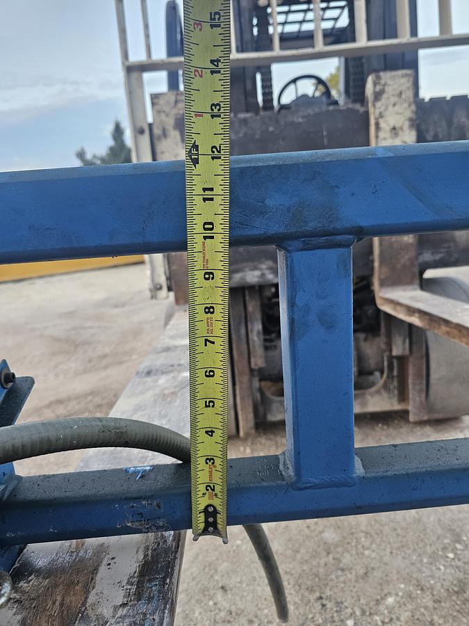 Used Gorbel 250# 1/8 Ton Freestanding Modular Jib Crane 10' Under Beam x 100" Arm & CM Shopstar 300# Hoist