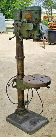 Used IMA #A60-S 18" Geared head Pedestal drillpress, Cast Iron base & 15" Table 220V