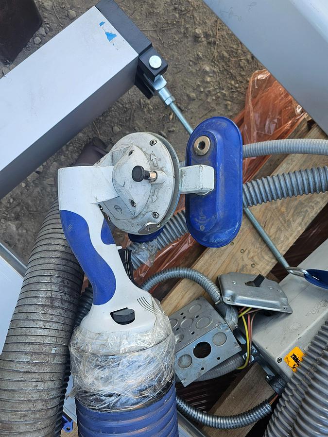 Used 50 Kg Schmalz SBB-EVE-ST-VZ Vacuum Lifter Ergo Handler 10' Arm x 11' HUB Jumbo ERGO 65 