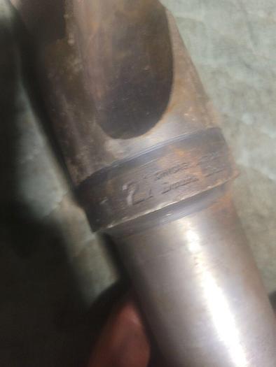 Used Chicago Latrobe Double Circle 2 1/4'' O.D. Morse Taper Twist Drill HS