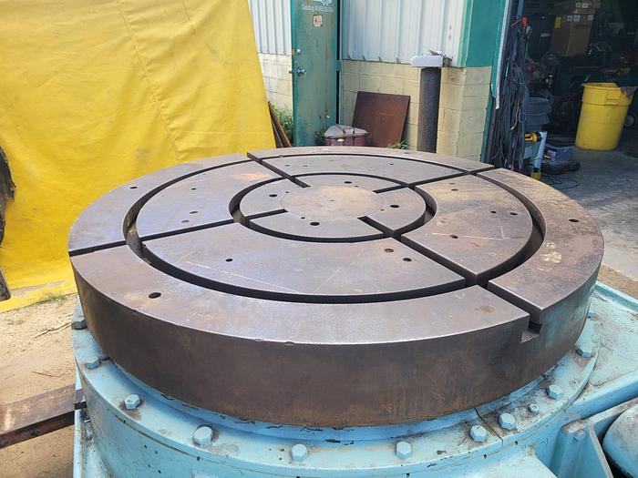 Used Giddings & Lewis 60” Diameter Power Rotary Table 200-230/460V 1730 RPM Motor