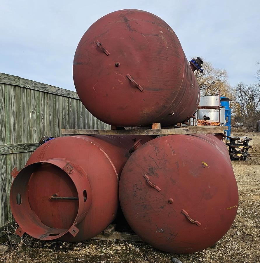 Used 2,200 Gallon Silvan Air Storage Tank | 2009 | 150 PSI | ASME Section VIII